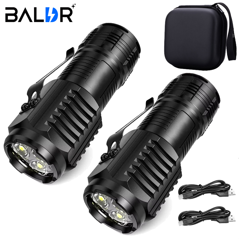 Outdoor Lighting Beacon - Mini 3 LED Flashlight With Pen