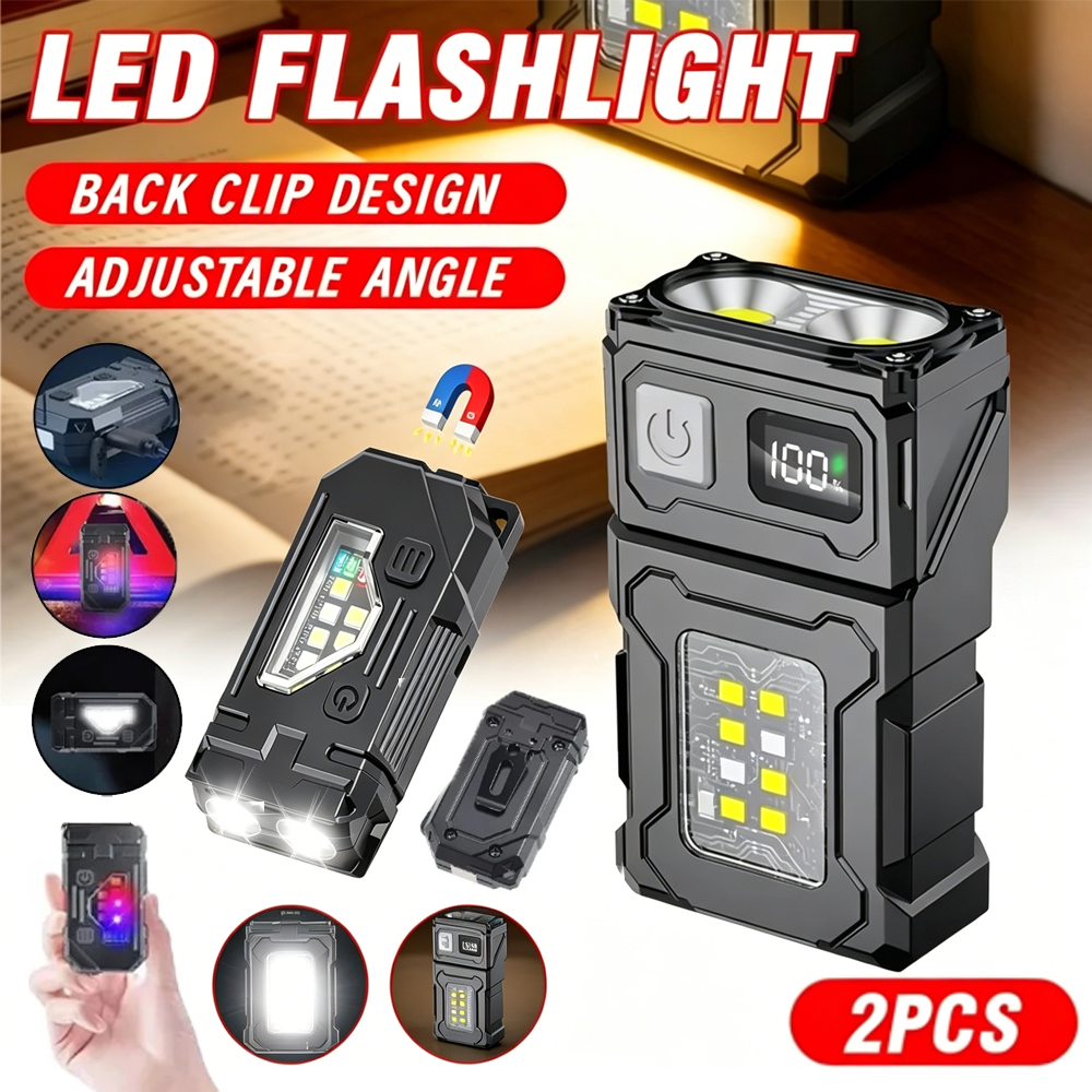 Outdoor Lighting Globes - Mini USB Recharge LED Flashlight Tail