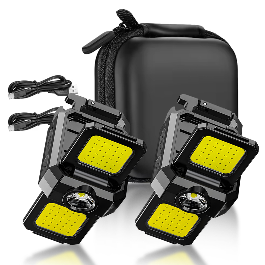 Outdoor Lighting Globes - Mini LED Handheld Flashlights USB Rechargeable