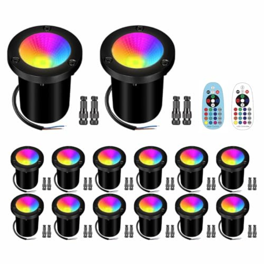 Outdoor Lighting Ground - Landscape Lighting - 10W RGB In-Ground