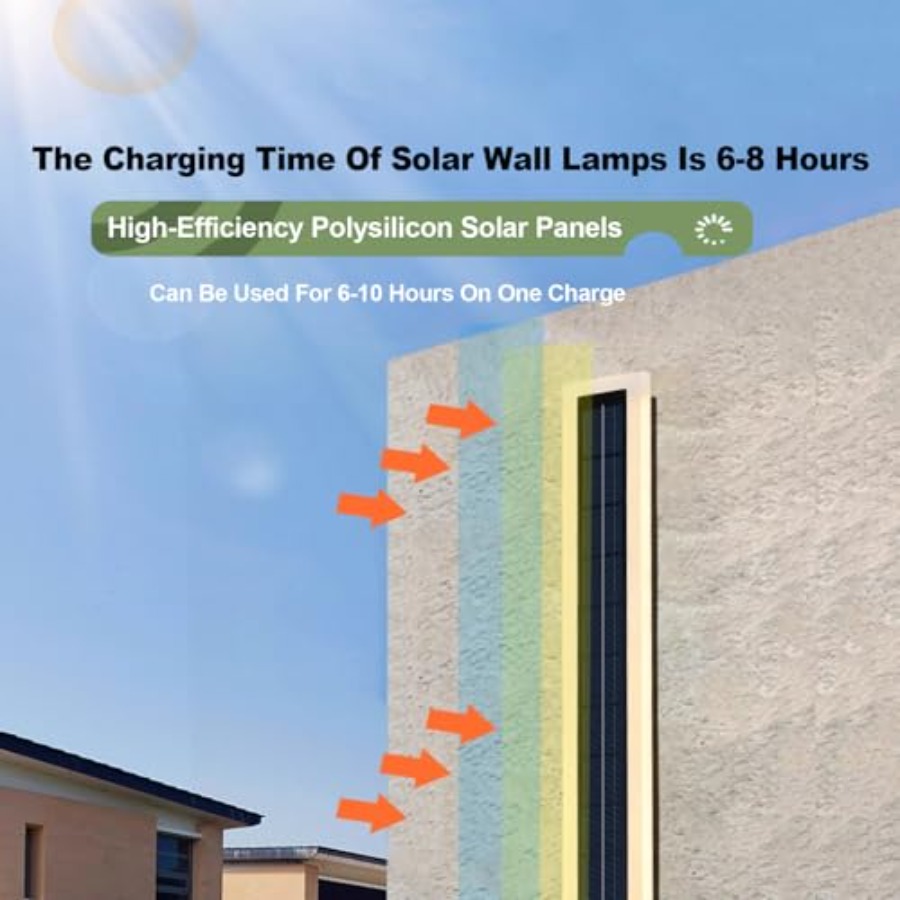 Solar Wall Lights Outdoor Wate - Outdoor Lighting Wall Mount のレビューと価格