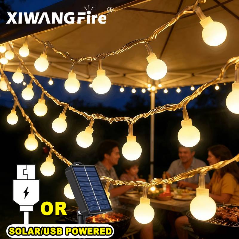 3-10M Solar/USB/Battery String - Outdoor Lighting Globes のレビューと価格