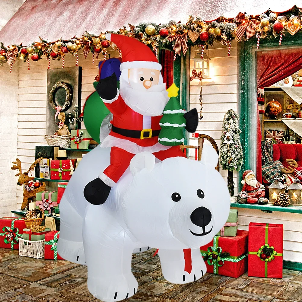 Christmas Inflatable Decoratio - Xmas Outdoor Lighting Decorations のレビューと価格