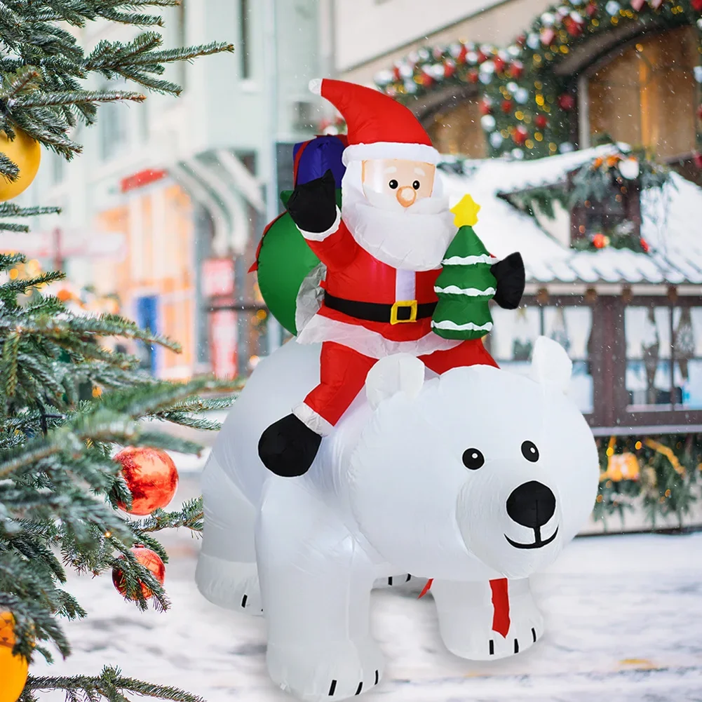 Christmas Inflatable Decoratio - Xmas Outdoor Lighting Decorations のレビューと価格