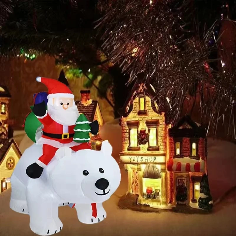 Christmas Inflatable Decoratio - Xmas Outdoor Lighting Decorations のレビューと価格