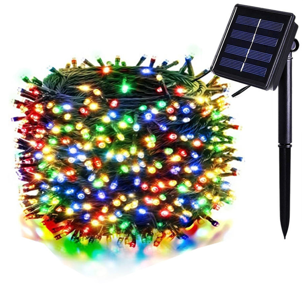 300LED Solar String Light Fair - Xmas Outdoor Lighting Decorations のレビューと価格