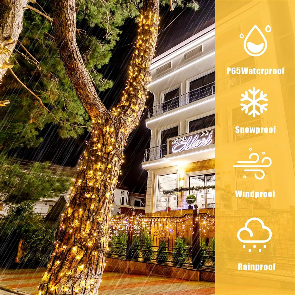 300LED Solar String Light Fair - Xmas Outdoor Lighting Decorations のレビューと価格