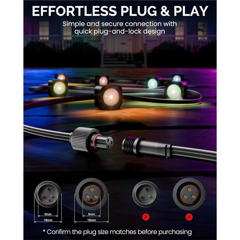 A03F-Extension Cable(16FT) Cor - Outdoor Lighting Govee のレビューと価格