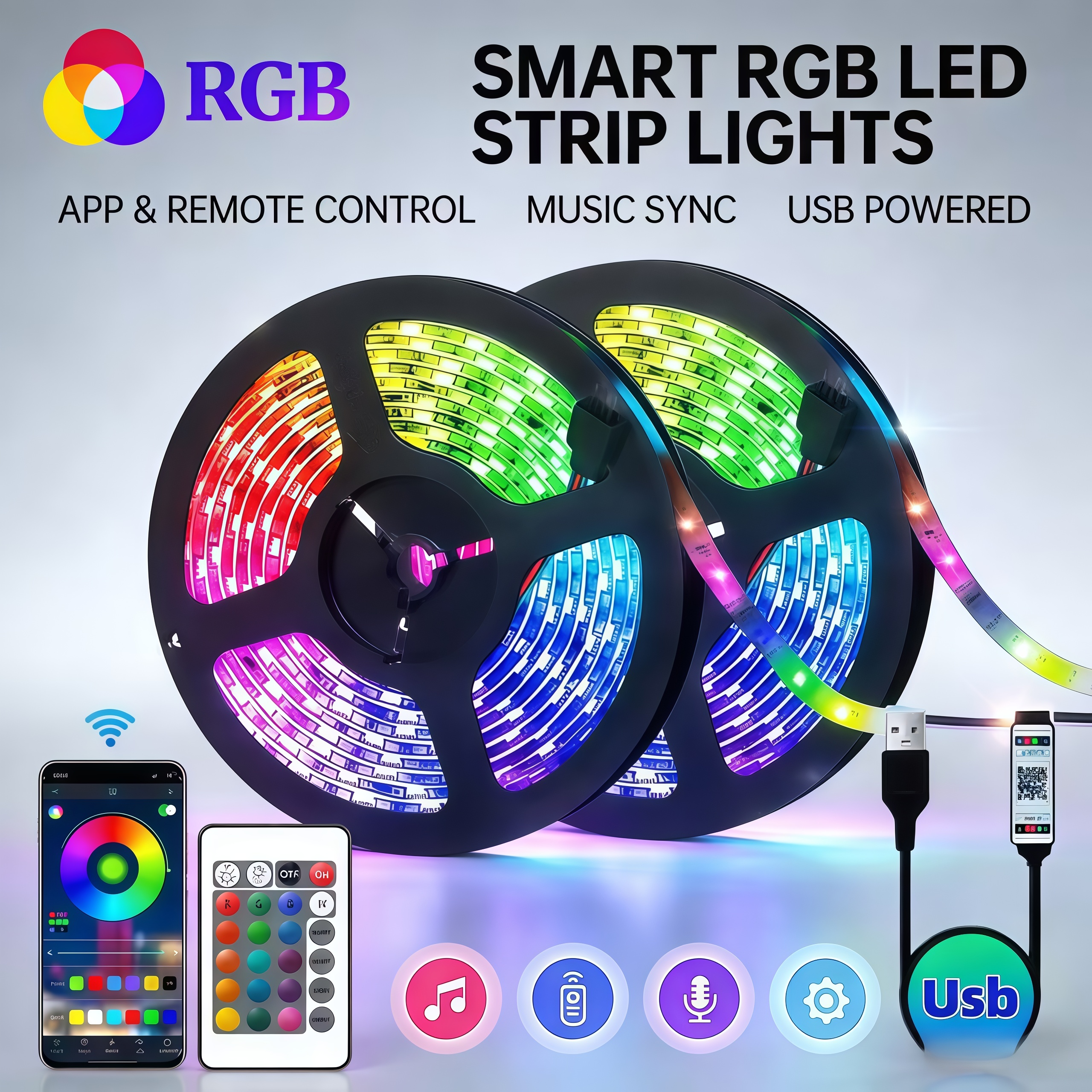 RGB 5050 1-30m Led Strip Light - Outdoor Lighting Restaurant のレビューと価格