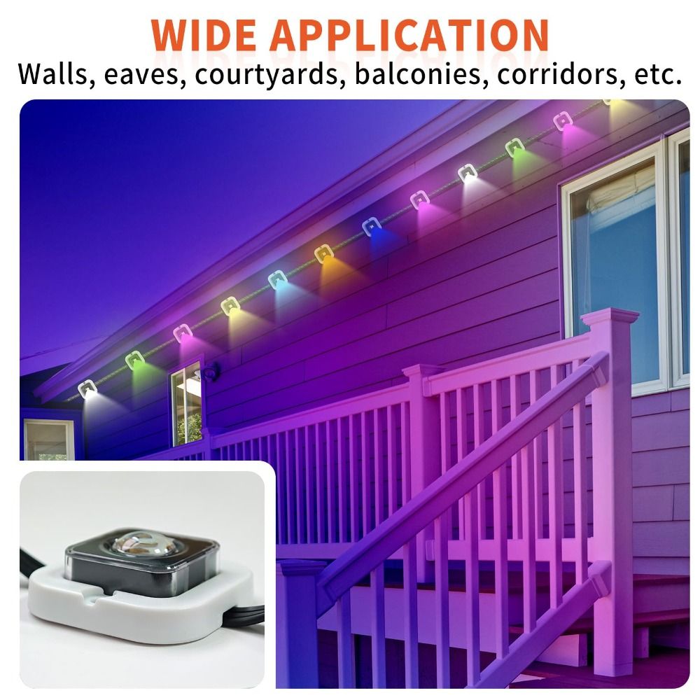 5pcs Weather Resistant LED Bra - Outdoor Lighting Govee のレビューと価格