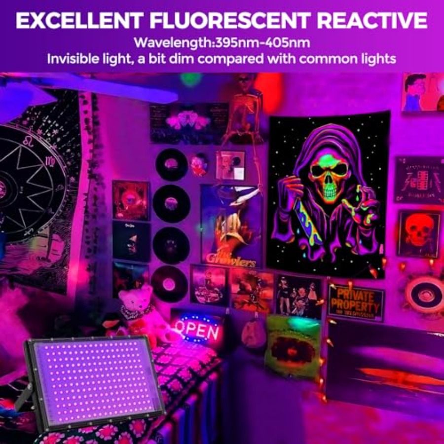 200W LED Black Lights for Glow - Led Flood Light のレビューと価格