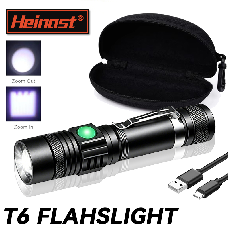 T6 LED Rechargeable Flashlight - Outdoor Lighting Beacon のレビューと価格