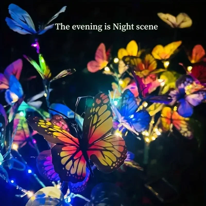 Solar LED Butterfly Garden Lig - Outdoor Lighting Led Fixtures のレビューと価格