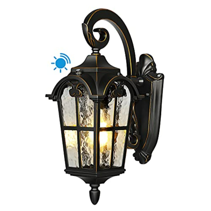 Dusk to Dawn Outdoor Wall Ligh - Outdoor Lighting Wall Mount のレビューと価格