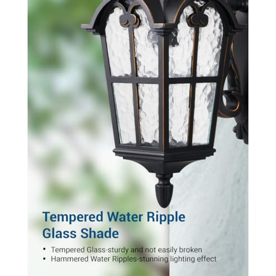 Dusk to Dawn Outdoor Wall Ligh - Outdoor Lighting Wall Mount のレビューと価格