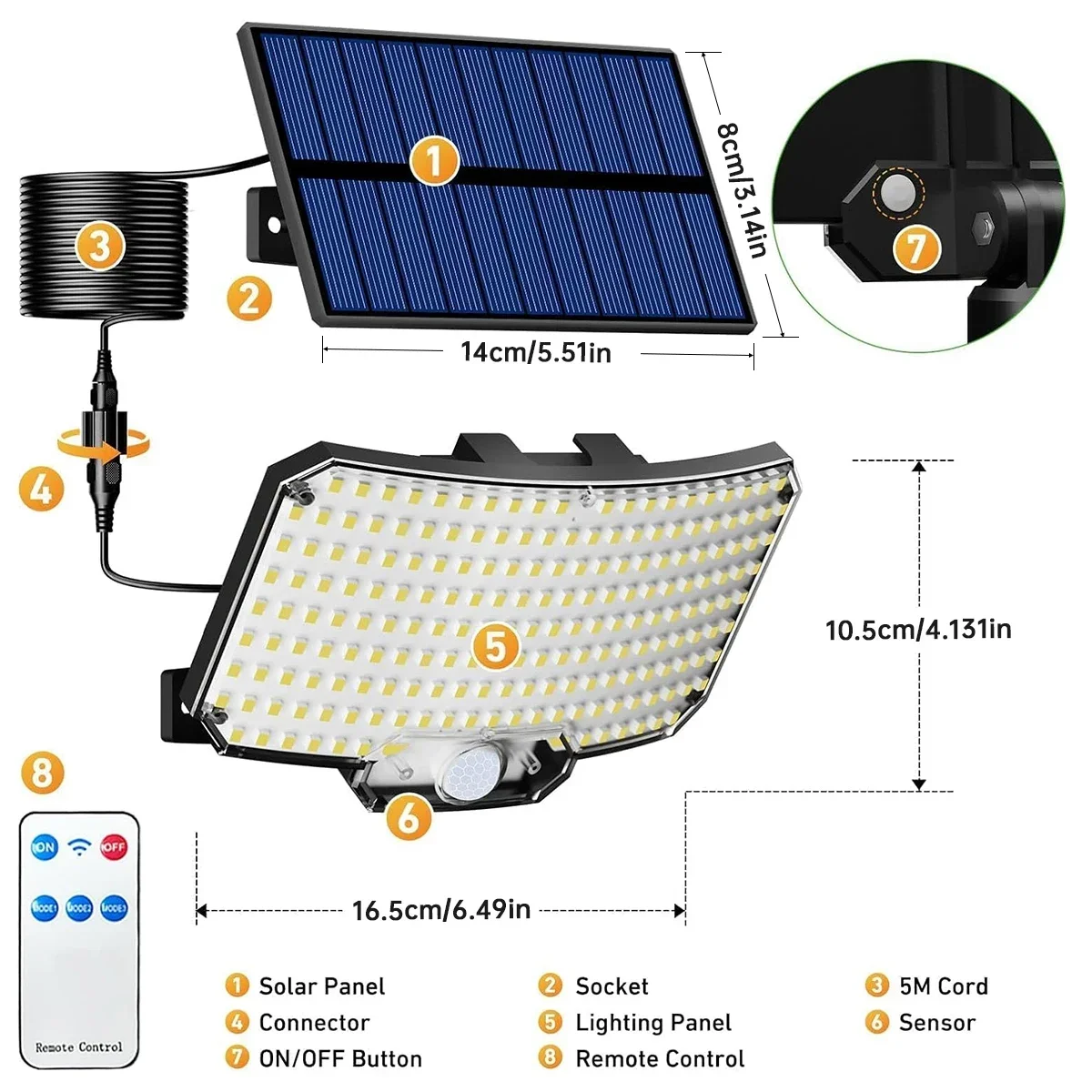 234LED Solar Outdoor Lights Mo - Outdoor Lighting Lamps のレビューと価格