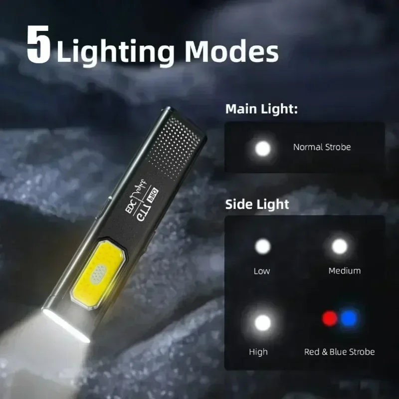 Mini LED Flashlight USB C Rech - Led Flood Light のレビューと価格