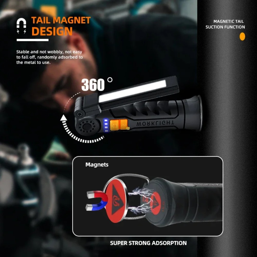 Portable COB LED Flashlight US - Outdoor Lighting Beacon のレビューと価格