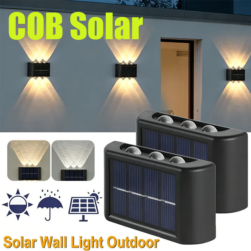 COB Solar Wall Lamp Outdoor Wa - Outdoor Lighting Lamps のレビューと価格