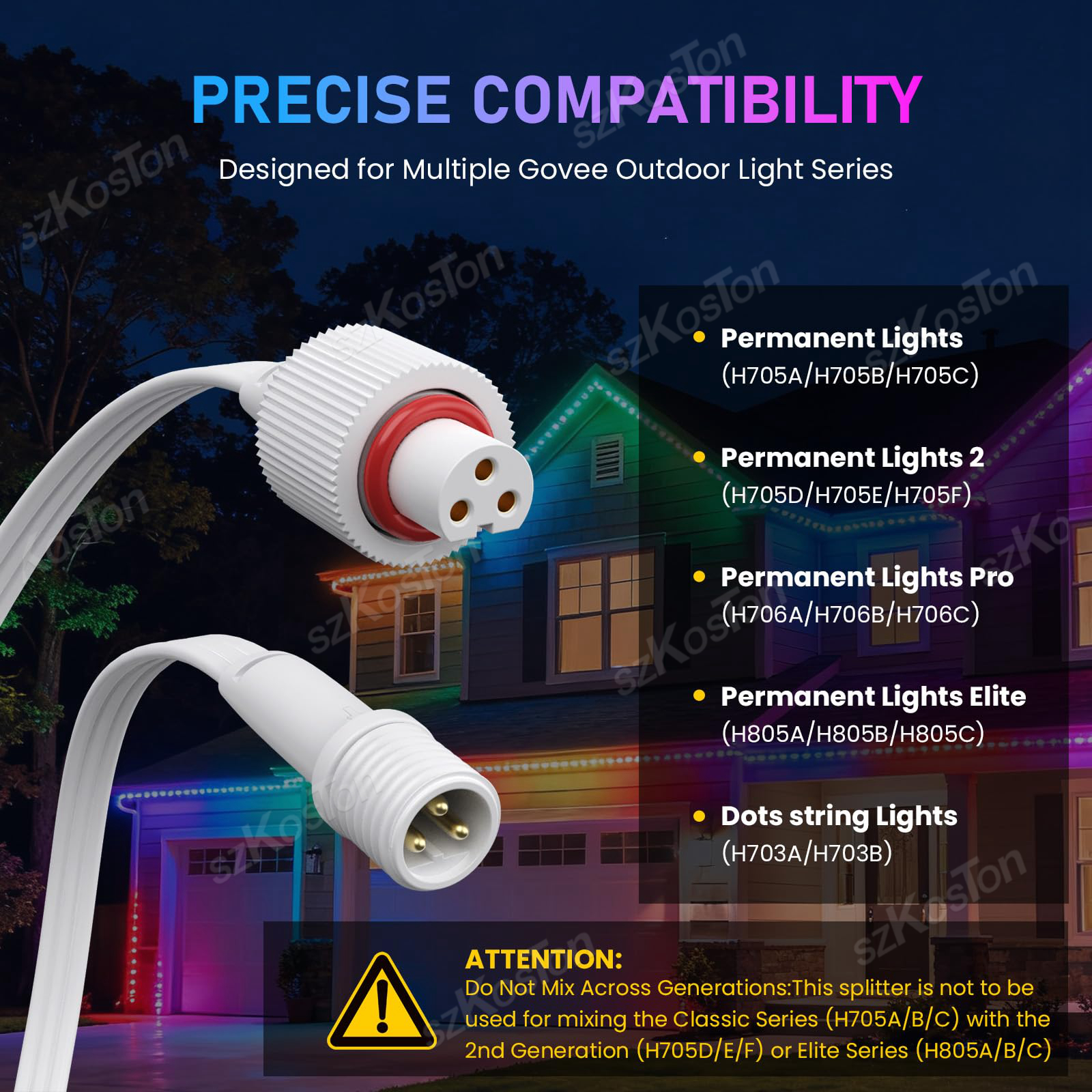 Y-shaped Connector for Govee O - Outdoor Lighting Govee のレビューと価格