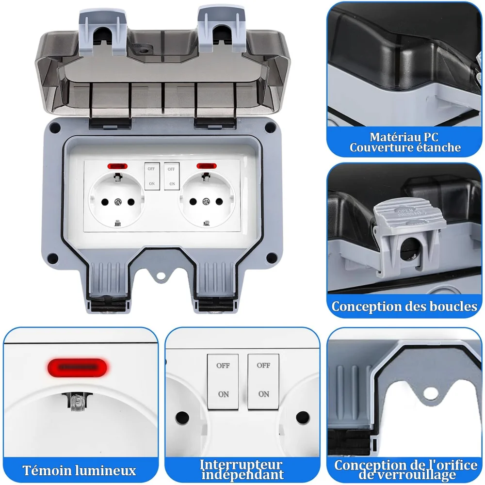 European-Style Outdoor Socket  - Outdoor Lighting Wall Mount のレビューと価格