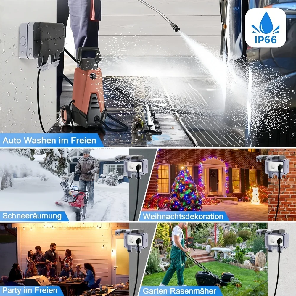 European-Style Outdoor Socket  - Outdoor Lighting Wall Mount のレビューと価格