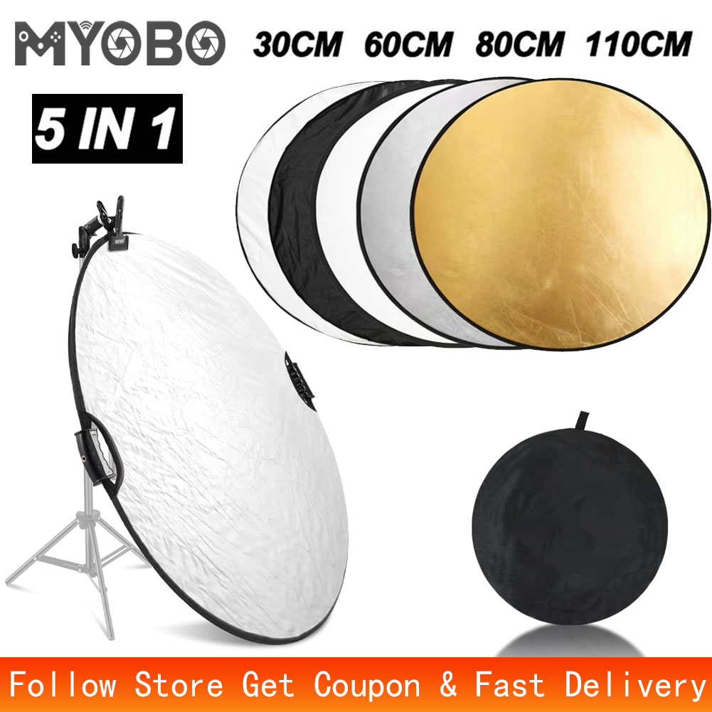 MYOBO 5-in-1 Photography Refle - Outdoor Lighting Kit Photography のレビューと価格