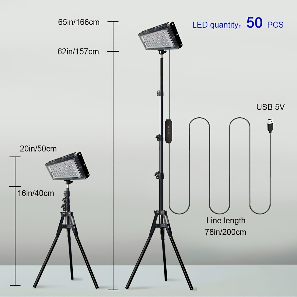 LED Work Lights with Stand, 3  - Outdoor Lighting Lamps のレビューと価格