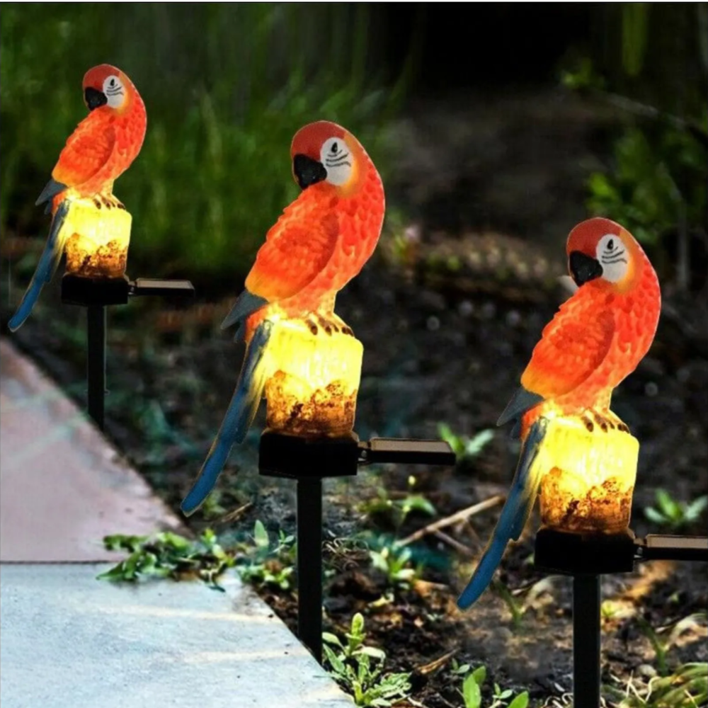 Solar Resin Parrot Decorative  - Outdoor Lighting Led Fixtures のレビューと価格