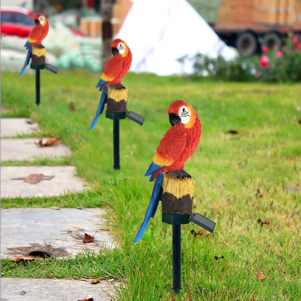 Solar Resin Parrot Decorative  - Outdoor Lighting Led Fixtures のレビューと価格