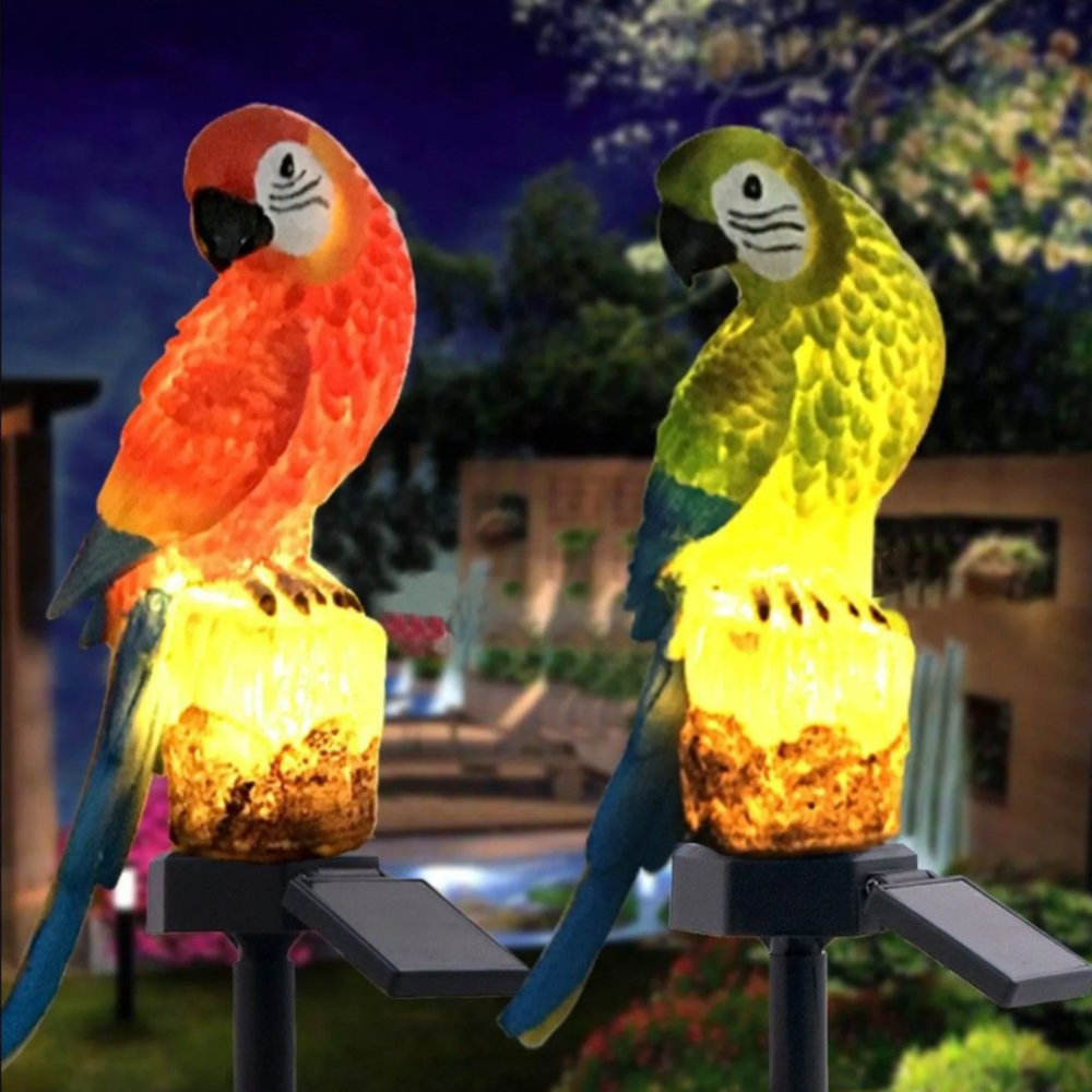 Solar Resin Parrot Decorative  - Outdoor Lighting Led Fixtures のレビューと価格