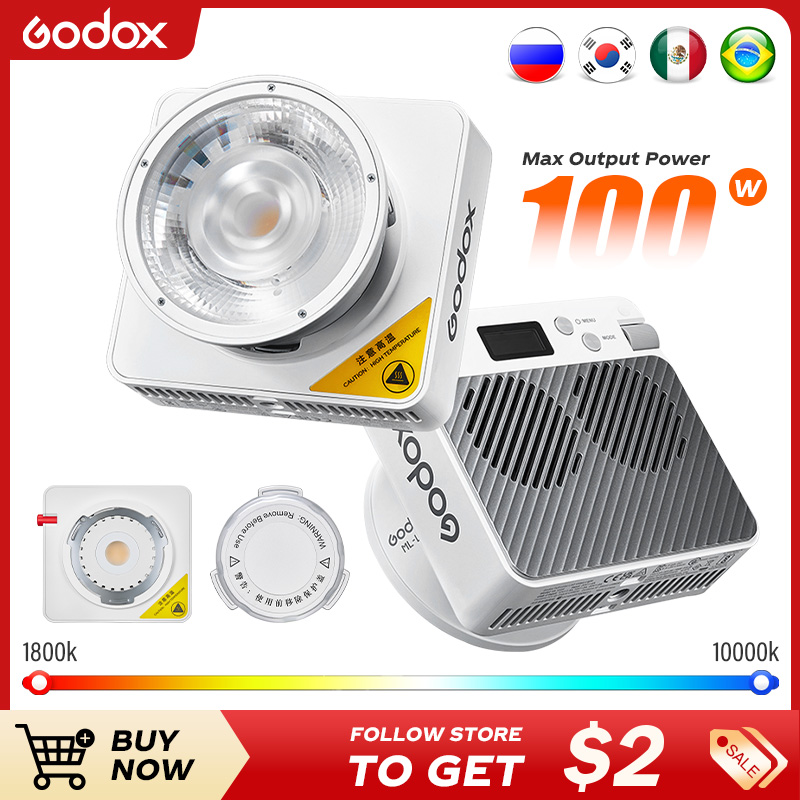 Godox NEW ML100R Portable RGB  - Outdoor Lighting Kit Photography のレビューと価格