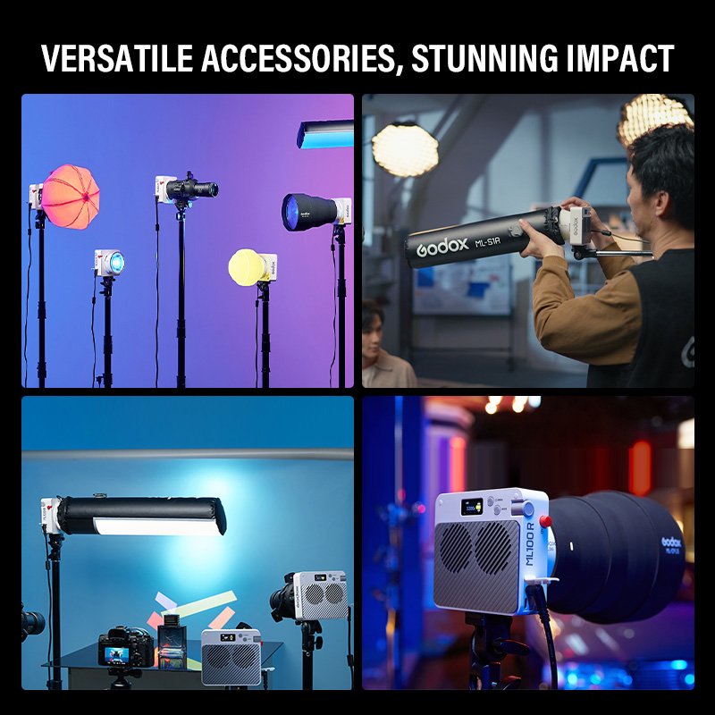 Godox NEW ML100R Portable RGB  - Outdoor Lighting Kit Photography のレビューと価格