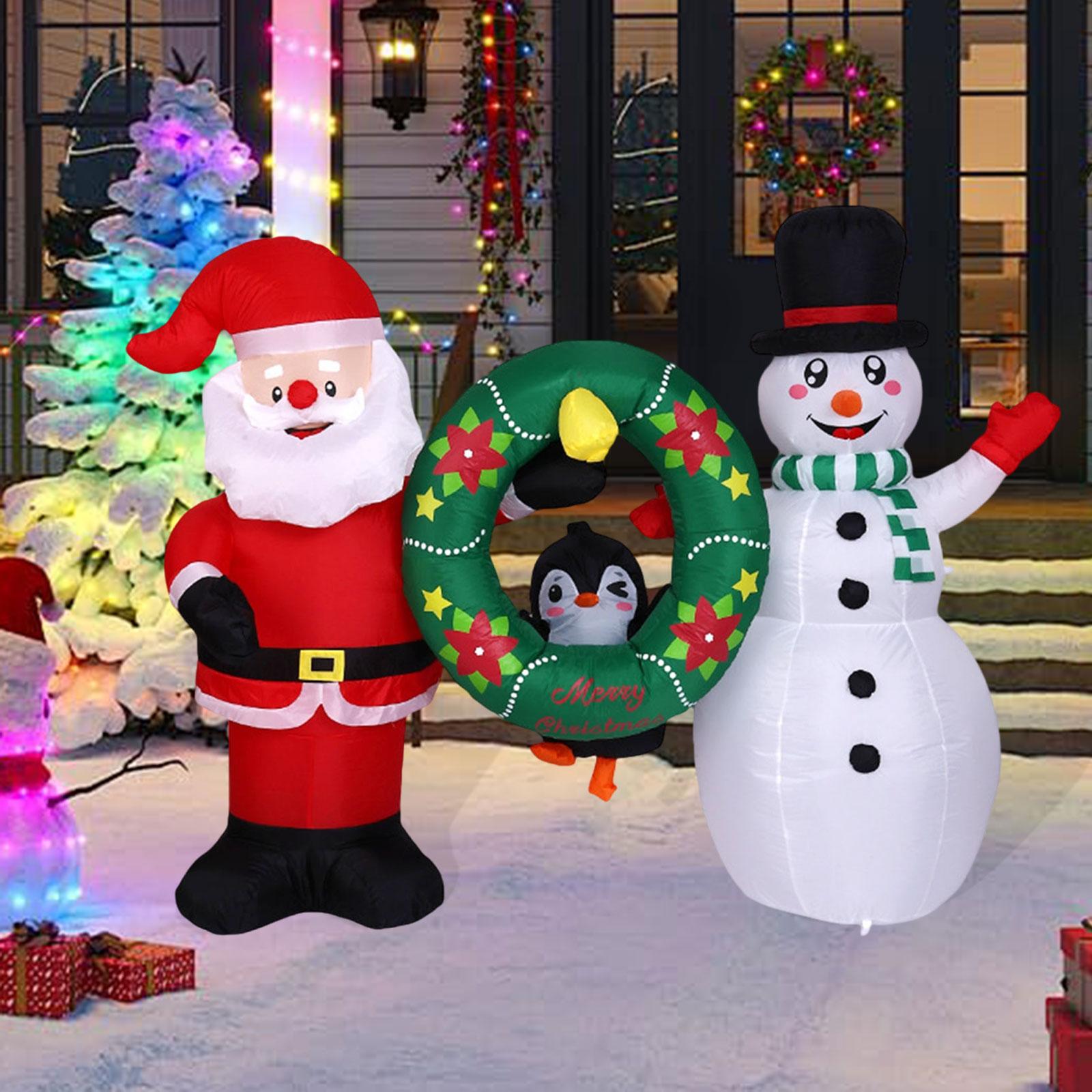 Christmas Inflatables Decorati - Xmas Outdoor Lighting Decorations のレビューと価格