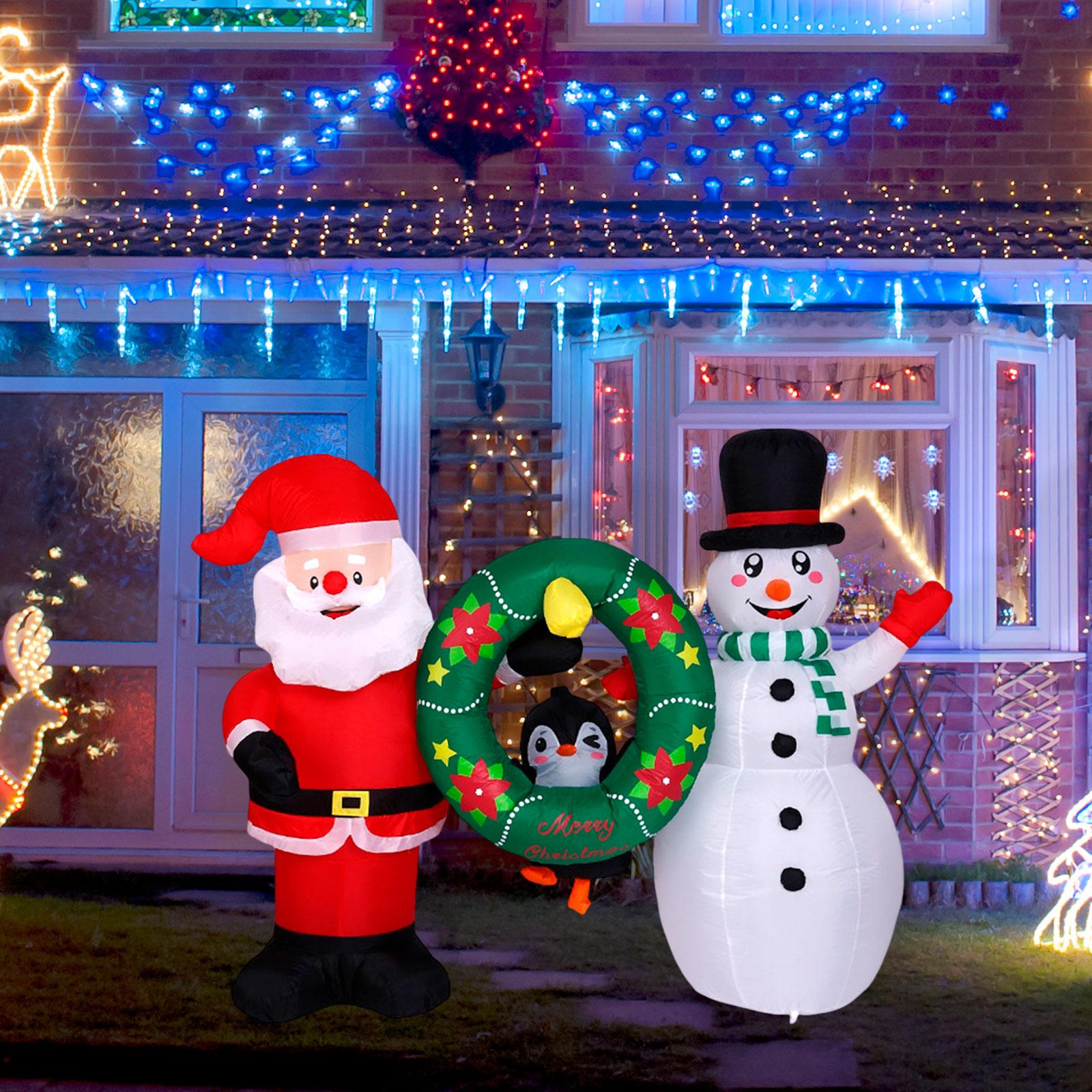 Christmas Inflatables Decorati - Xmas Outdoor Lighting Decorations のレビューと価格