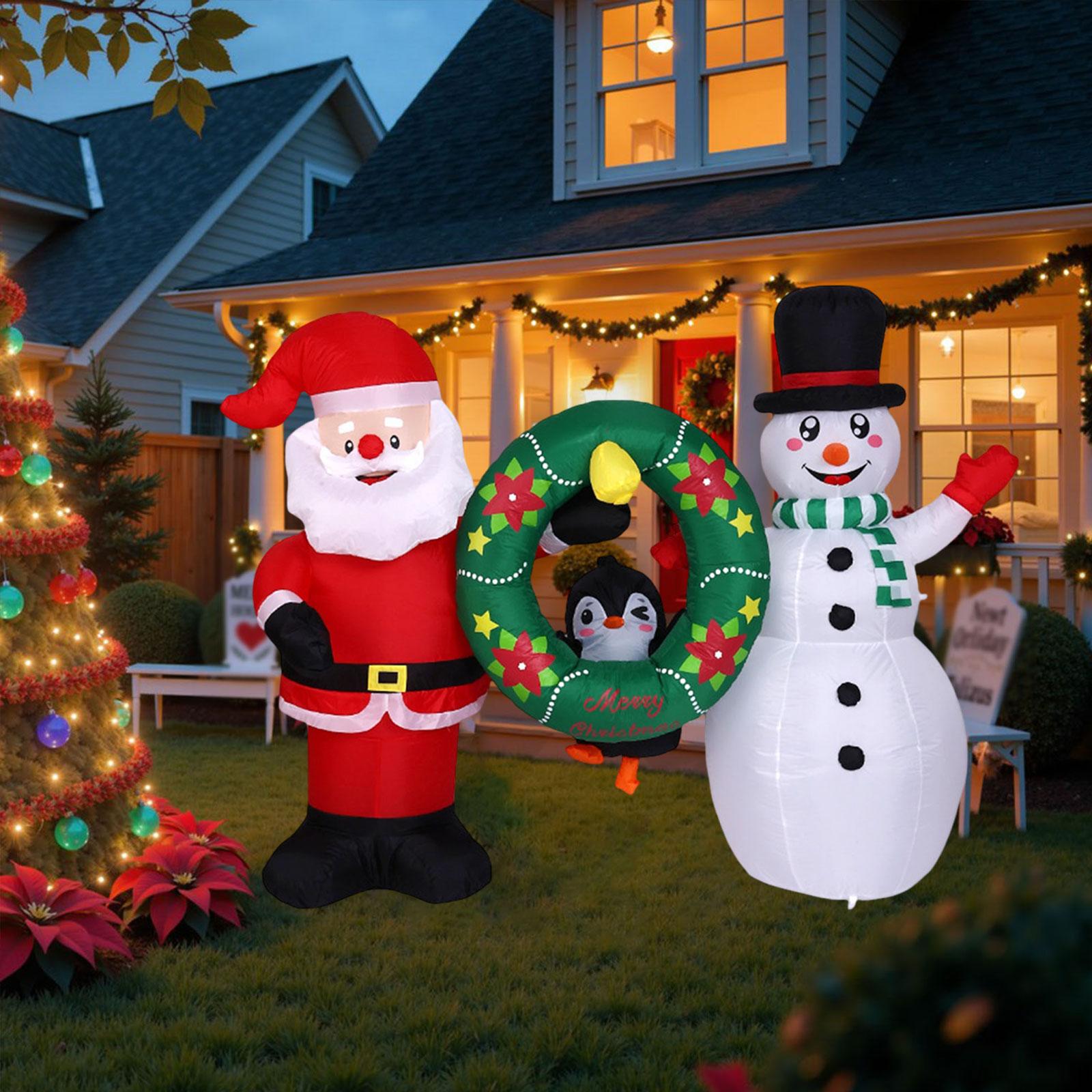 Christmas Inflatables Decorati - Xmas Outdoor Lighting Decorations のレビューと価格