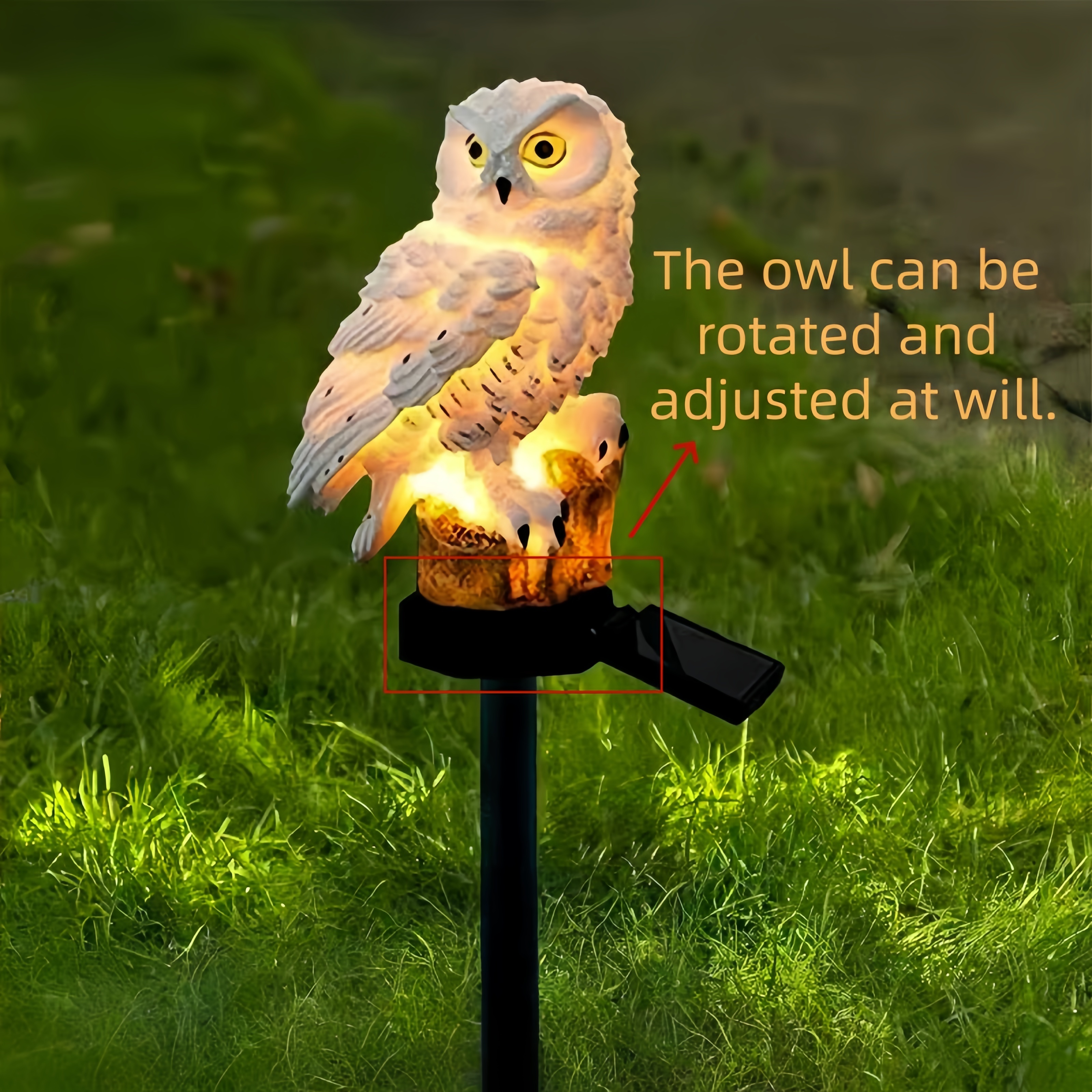 Solar Owl Garden Stake Light O - Outdoor Lighting Ground のレビューと価格