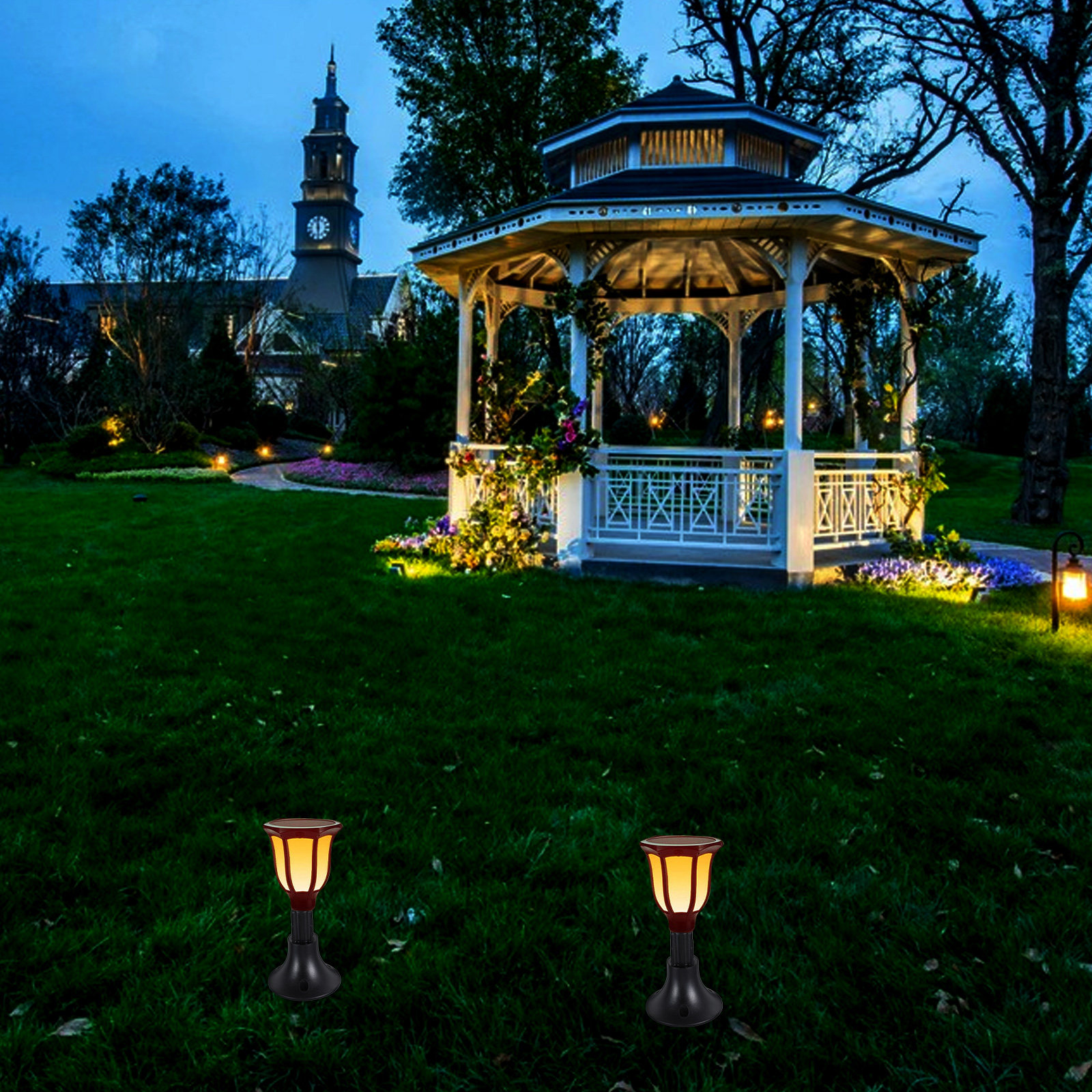 10Pcs Solar Light Mounting Bas - Outdoor Lighting Ground のレビューと価格