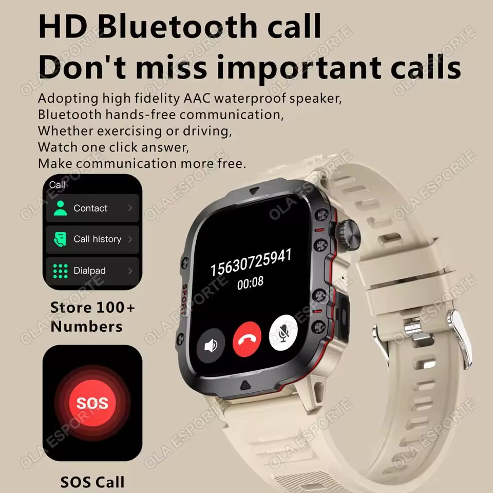 2026 New Military Smart Watch  - Outdoor Lighting Smart Controller のレビューと価格