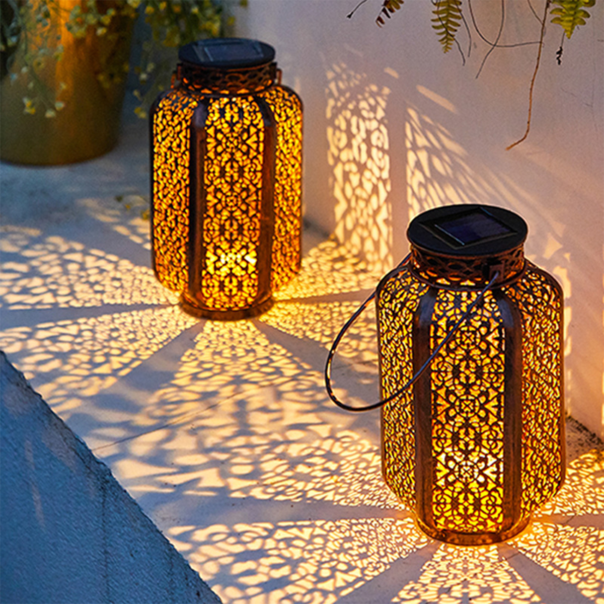 Solar Lanterns Outdoor Waterpr - Outdoor Lighting Ground のレビューと価格