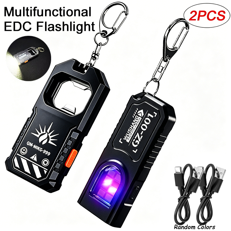 2Pcs Portable LED COB Keychain - Outdoor Lighting Globes のレビューと価格