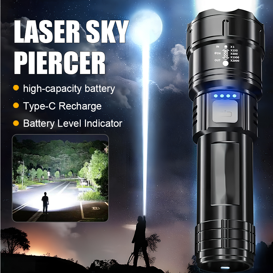 High Power P50 LED Flashlight  - Outdoor Lighting Beacon のレビューと価格