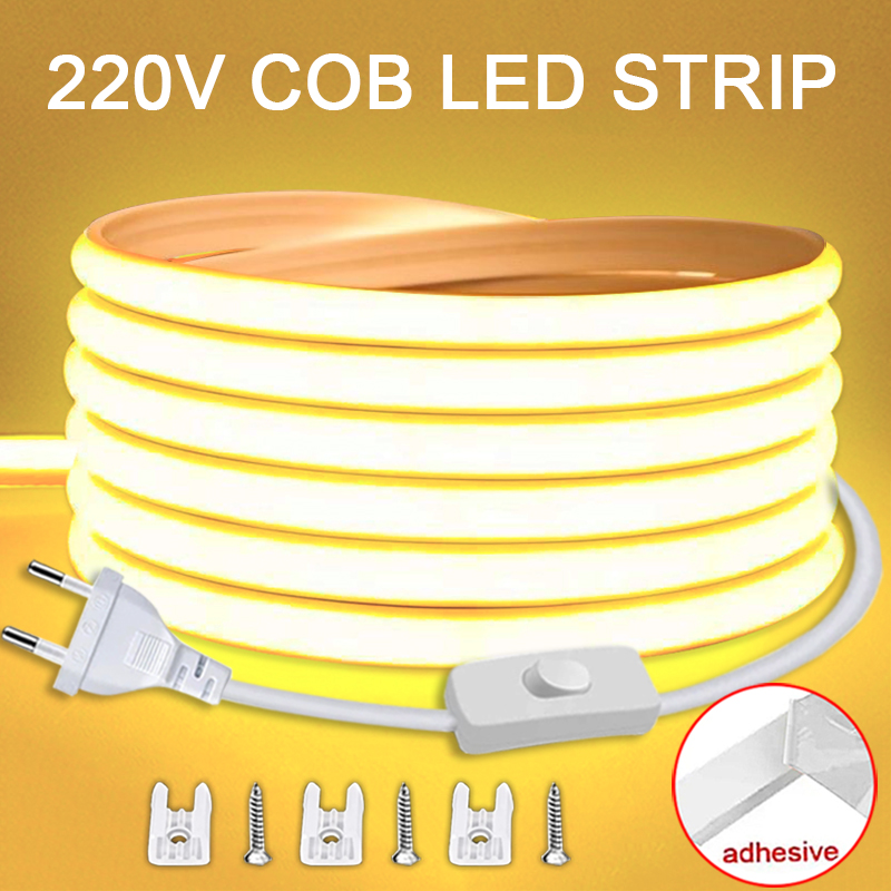 220V Led Strip with ON/OFF Swi - Outdoor Lighting Restaurant のレビューと価格