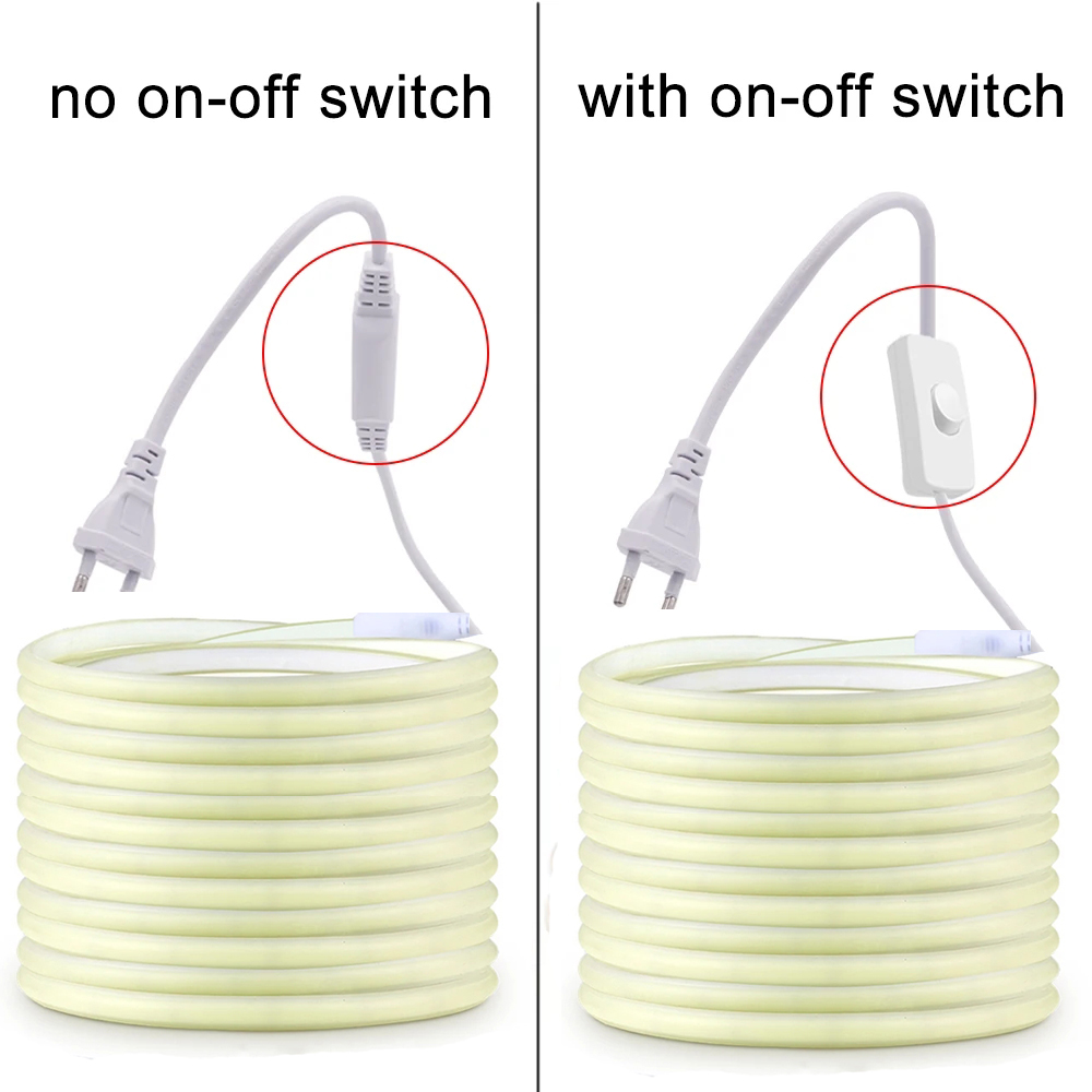 220V Led Strip with ON/OFF Swi - Outdoor Lighting Restaurant のレビューと価格