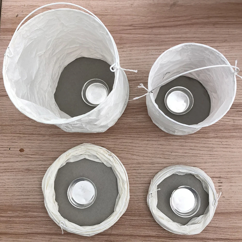 4pcs DIY White Straight Paper  - Xmas Outdoor Lighting Decorations のレビューと価格