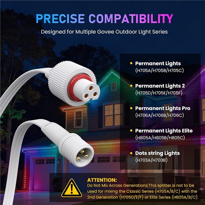 A93Z Y-Connector Splitter For  - Outdoor Lighting Govee のレビューと価格