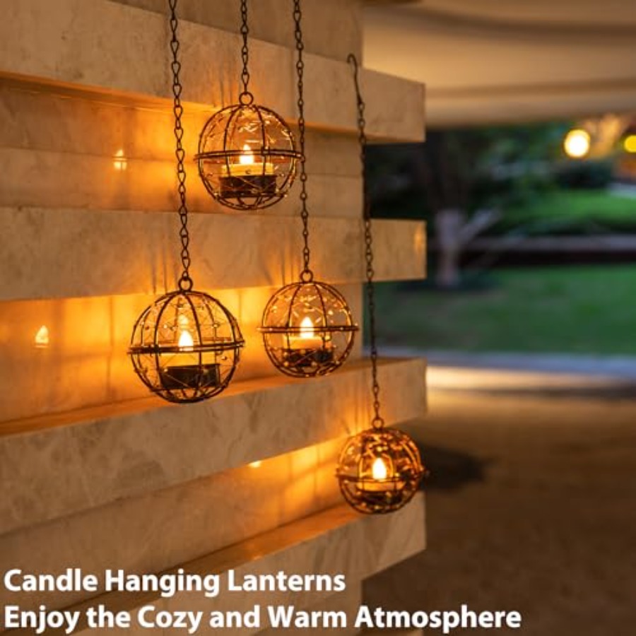 Outdoor Solar Hanging Lanterns - Outdoor Lighting Globes のレビューと価格