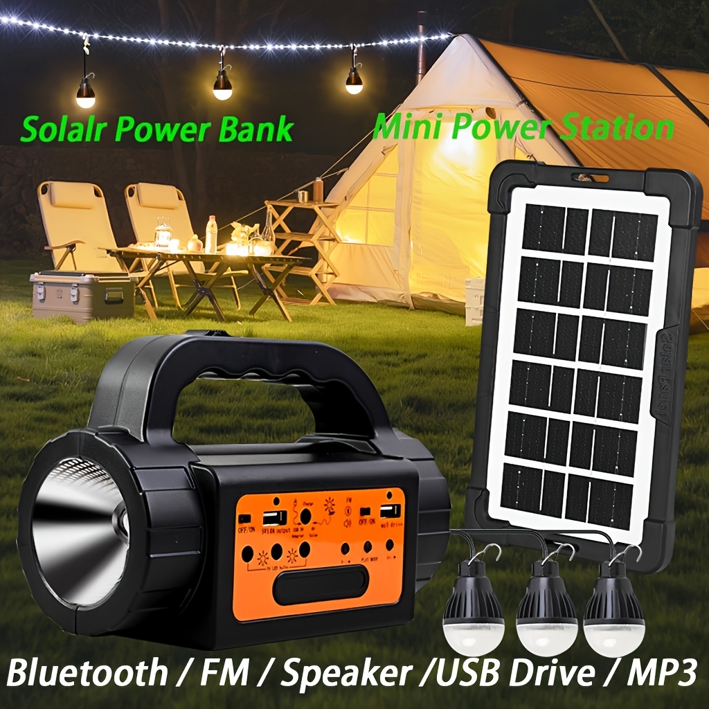 Solar Rechargeable Camping Lig - Led Flood Light のレビューと価格