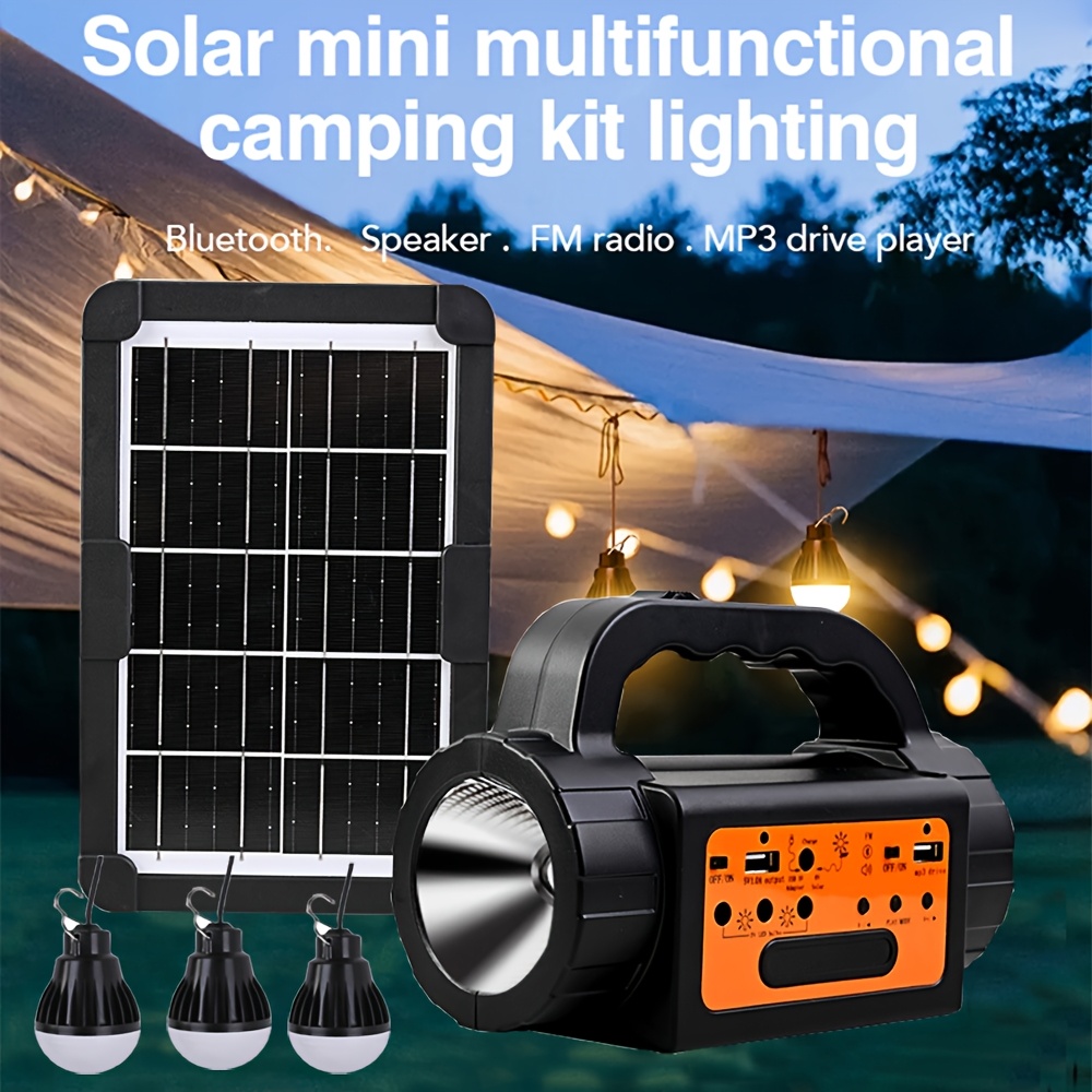 Solar Rechargeable Camping Lig - Led Flood Light のレビューと価格