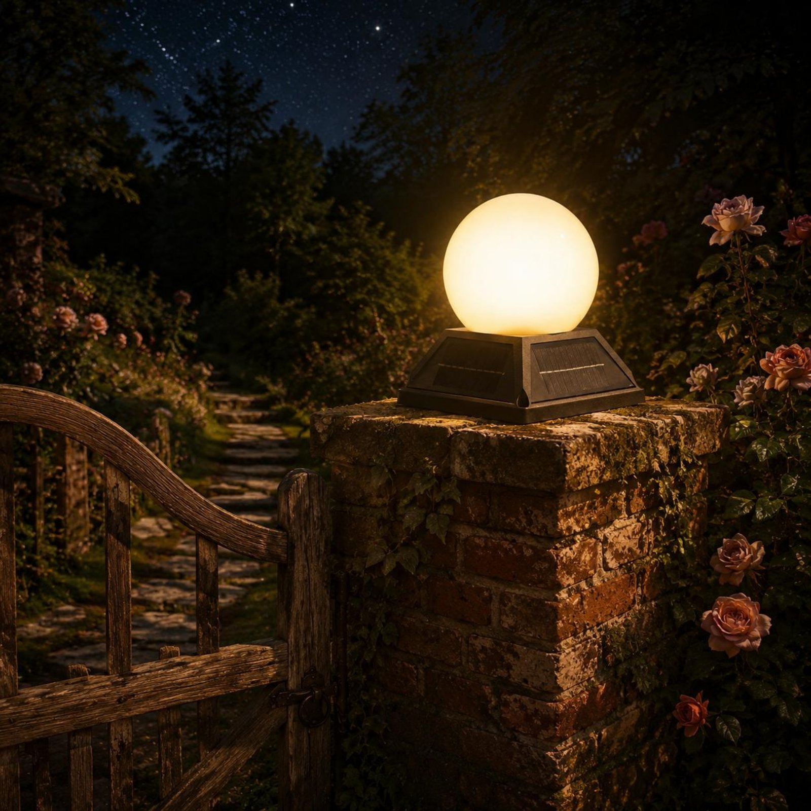 Solar Post Cap Light Wireless  - Outdoor Lighting Globes のレビューと価格